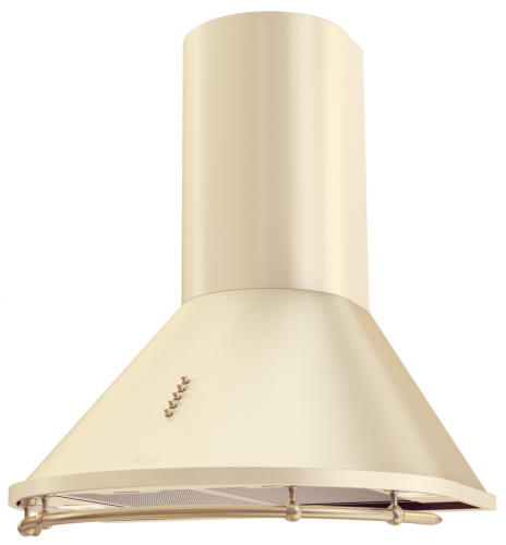 Купольная вытяжка NIKOL 600 ivory/bronze push button