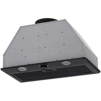 Полновстраиваемая вытяжка KRONA SVEN 600 black one knob