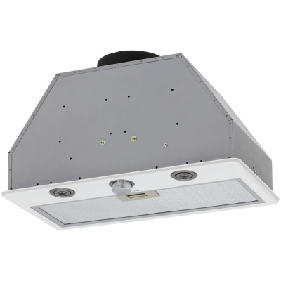 Полновстраиваемая вытяжка KRONA SVEN 600 white one knob