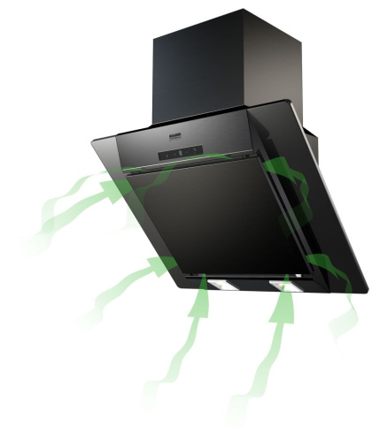 Наклонная вытяжка SIMONA 600 BLACK 3S