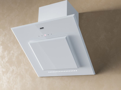 Наклонная вытяжка LINA 600 WHITE  4P-S