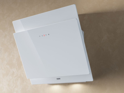 Наклонная вытяжка ANGELICA 600 white sensor