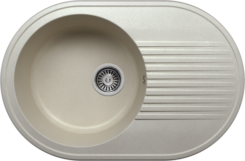 Мойка TROMMEL 1B LR W 760*500 GRAY