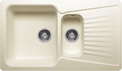 Мойка PLATTE 2B LR W 850*500 PEARL