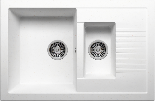 Мойка RAUM 2B LR W 770*500 WHITE