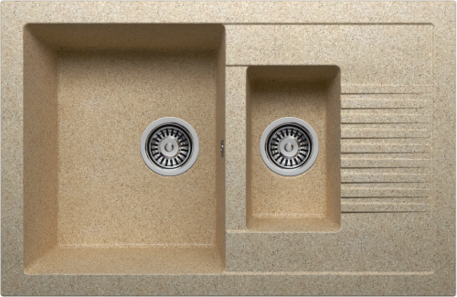 Мойка RAUM 2B LR W 770*500 SAND