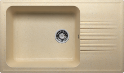 Мойка ZELLE 1B LR W 850*500 CREAM