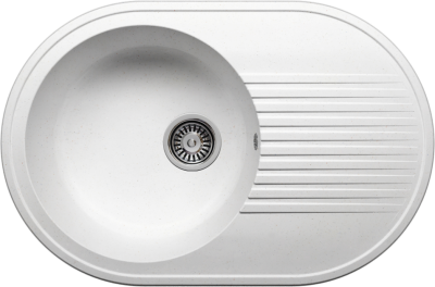 Мойка TROMMEL 1B LR W 760*500 WHITE