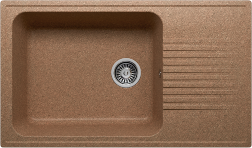 Мойка ZELLE 1B LR W 850*500 BROWN