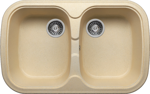 Мойка BRILLE 2B 800*500 CREAM