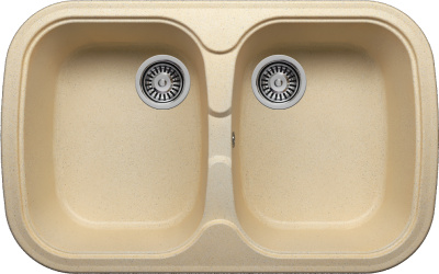 Мойка BRILLE 2B 800*500 CREAM