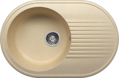 Мойка TROMMEL 1B LR W 760*500 CREAM