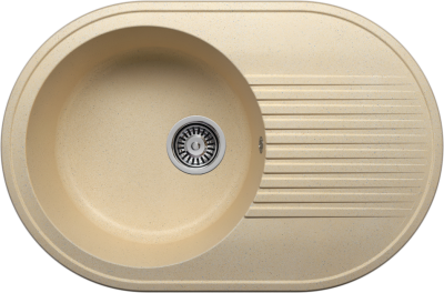 Мойка TROMMEL 1B LR W 760*500 CREAM