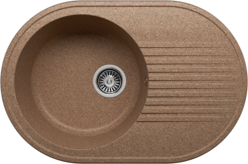 Мойка TROMMEL 1B LR W 760*500 BROWN