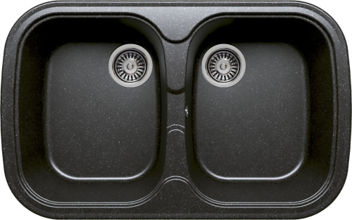 Мойка BRILLE 2B 800*500 BLACK