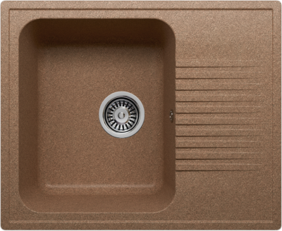 Мойка KOMFORT 1B LR W 610*500 BROWN