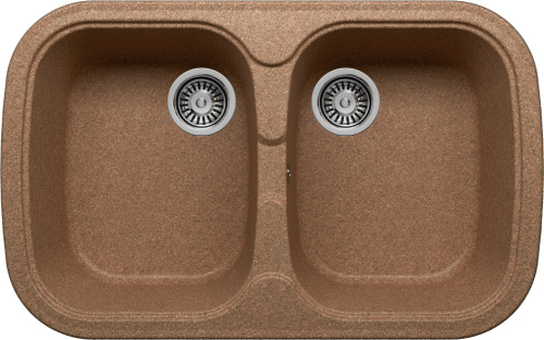 Мойка BRILLE 2B 800*500 BROWN