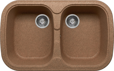 Мойка BRILLE 2B 800*500 BROWN