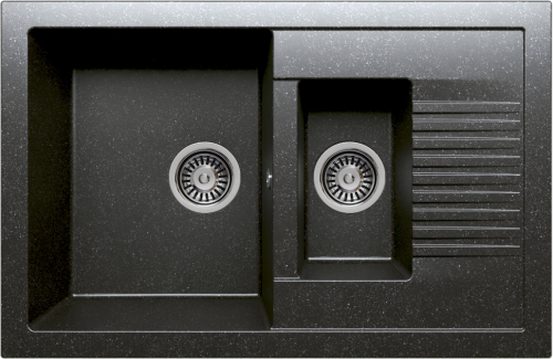 Мойка RAUM 2B LR W 770*500 BLACK