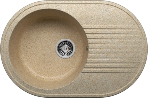Мойка TROMMEL 1B LR W 760*500 SAND