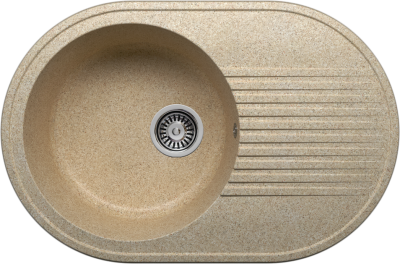 Мойка TROMMEL 1B LR W 760*500 SAND