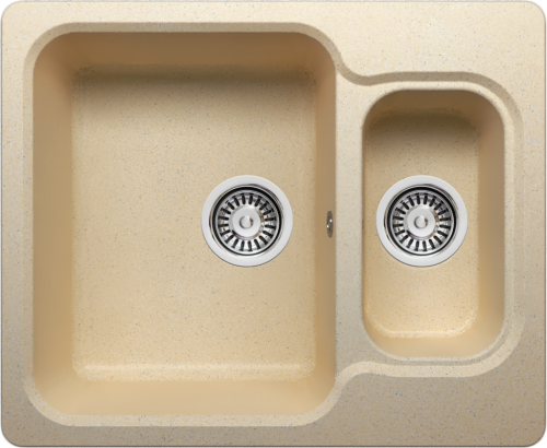 Мойка TRAUM 2B LR 610*500 CREAM