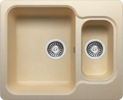 Мойка TRAUM 2B LR 610*500 CREAM