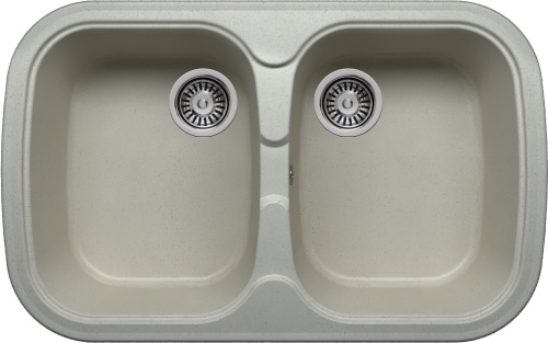 Мойка BRILLE 2B 800*500 GRAY