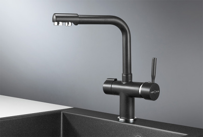 Смеситель KRONA BRUNNEN H290 1 BLACK