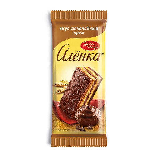 Бисквитные пирожные «Алёнка» вкус Шоколадный крем, 150 гр.