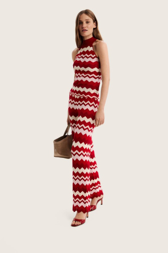 Топ халтер в полоску