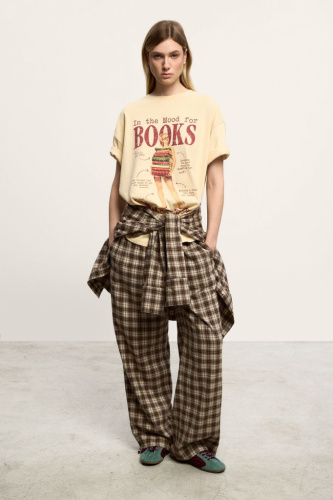 Футболка с винтажным принтом