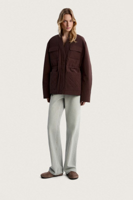 Джинсы прямые с высокой посадкой ST100