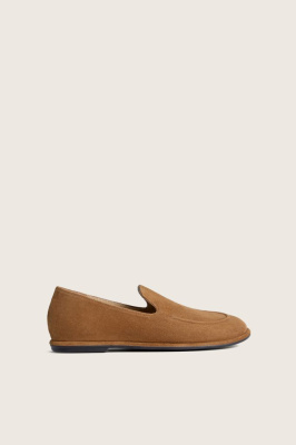 Лоферы мягкие из замши