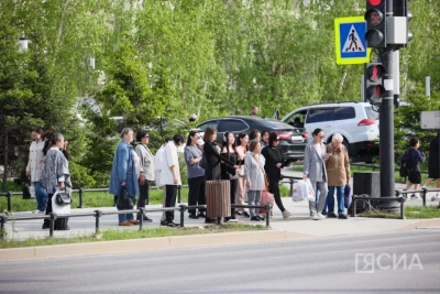 На улице Октябрьской в Якутске отключили светофоры / ЯСИА Якутск Якутск Республика Саха (Якутия)