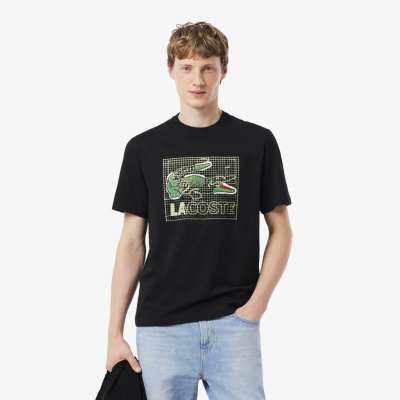 Мужская хлопковая футболка Lacoste