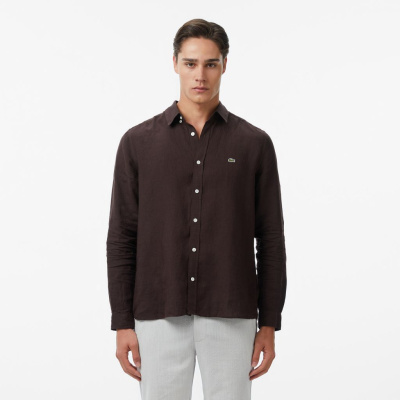 Мужская льняная рубашка Lacoste