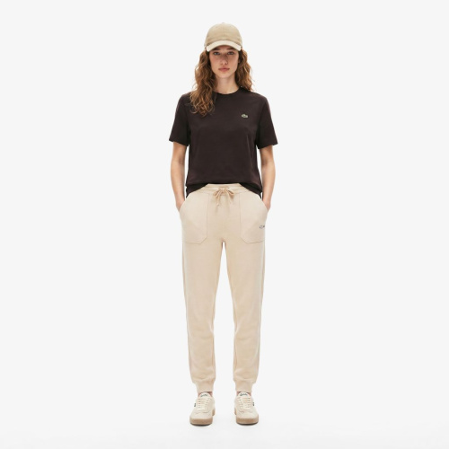Женские хлопковые спортивные брюки Lacoste