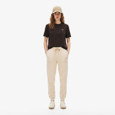 Женские хлопковые спортивные брюки Lacoste