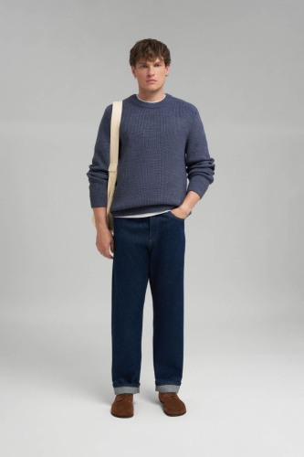 Джемпер полуприлегающего кроя из шерсти и акрила