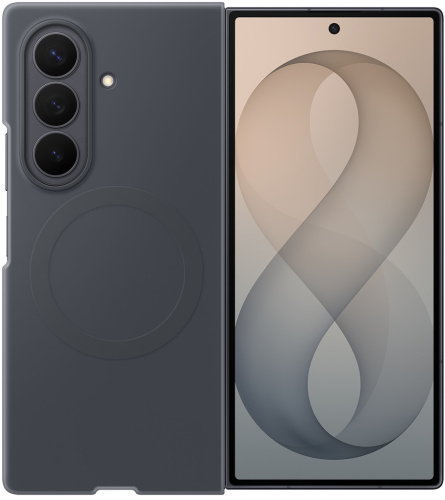 Клип-кейс Samsung Silicone Magnet для Galaxy Z Fold8 Ультра со встроенной подставкой Графитовый