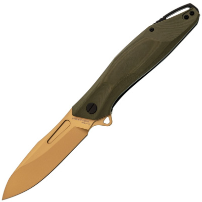 Тактический складной нож Mr.Blade Hemnes Gen.2, сталь D2, рукоять G10, олива