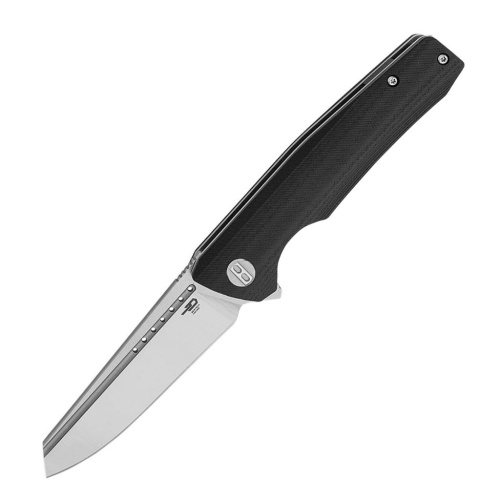 Складной нож Bestech Slyther, сталь 14C28N, Satin finish, рукоять G10, черный