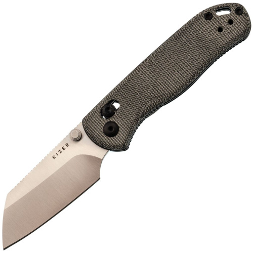 Складной нож Kizer Drop Bear 2, сталь Nitro-V, рукоять микарта, черный
