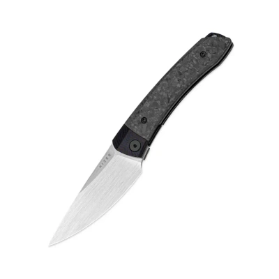 Складной нож Kizer Mini Momo, сталь M390, рукоять карбон/Timascus