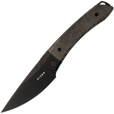 Складной нож Kizer Mini Momo, сталь 154CM, рукоять алюминий/микарта