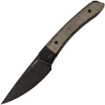 Складной нож Kizer Momo, сталь Nitro-V рукоять G10/микарта
