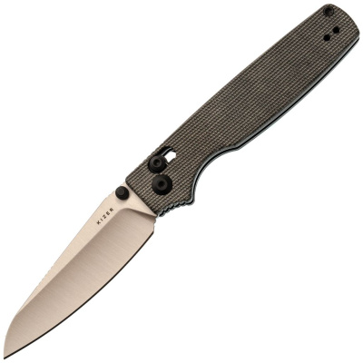 Складной нож Kizer Original 2, сталь 14C28N, рукоять микарта