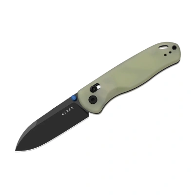 Складной нож Kizer Drop Bear, сталь Nitro-V, рукоять GID G10, black