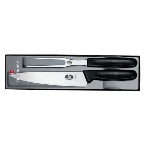 Подарочный набор Victorinox 5.1023.2, шеф нож + вилка для мяса